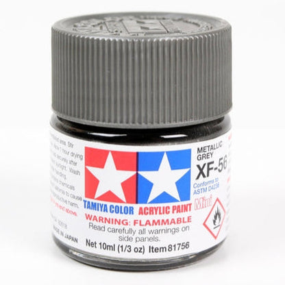 Tamiya Acrylic Paint Mini XF-56 Metallic Grey