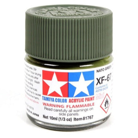 Tamiya Acrylic Paint Mini XF-67 NATO Green