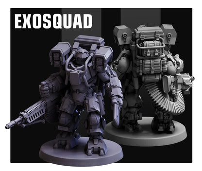 Exosquad SciFi Soldiers