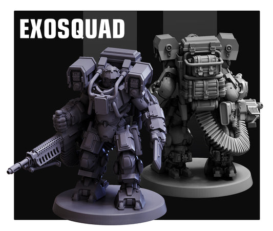 Exosquad SciFi Soldiers