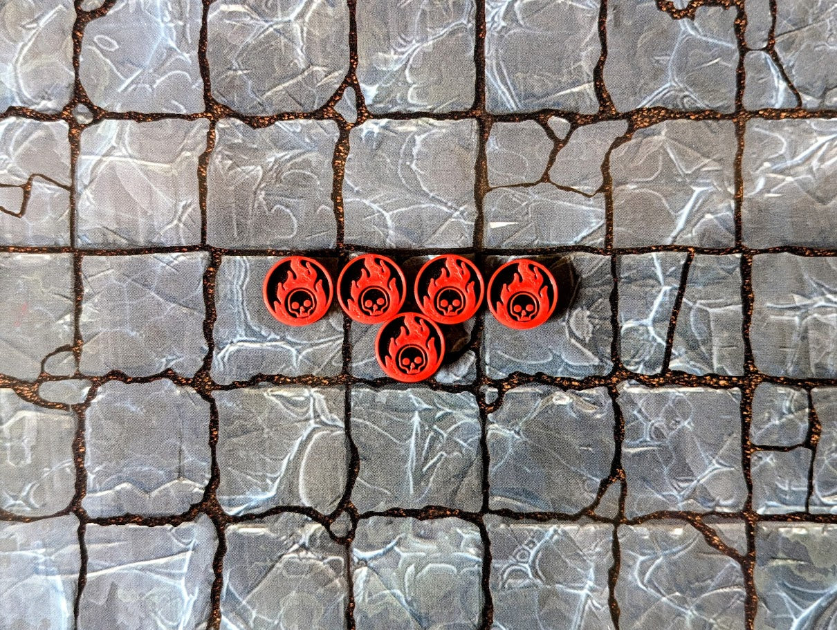 Flameskull Tokens