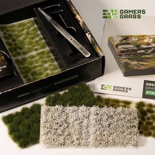 Green Grass Tuft Starter Box - Gamers Grass