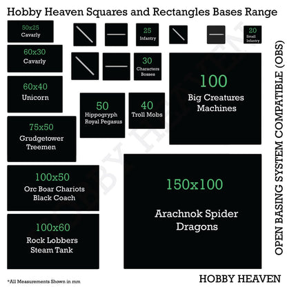 28mm Round Plain Plastic Bases for Wargaming Miniatures | Hobby Heaven