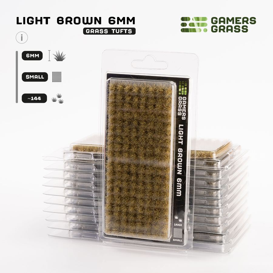 Light Brown (6mm) - Gamers Grass