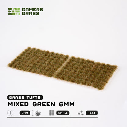 Mixed Green (6mm) - Gamers Grass