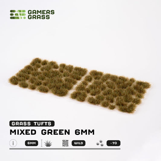 Mixed Green (6mm) - Gamers Grass