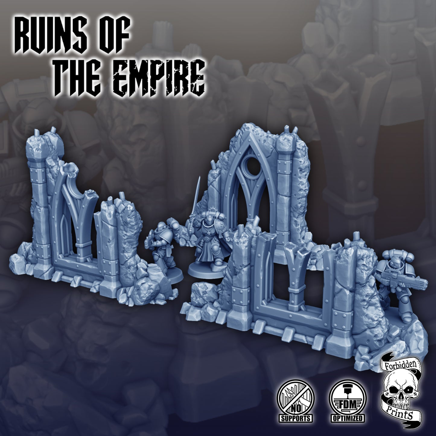 Ruins of the Empire - Ruined Temple Walls