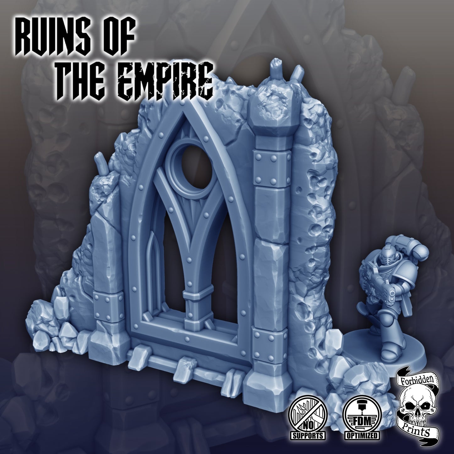 Ruins of the Empire - Ruined Temple Walls