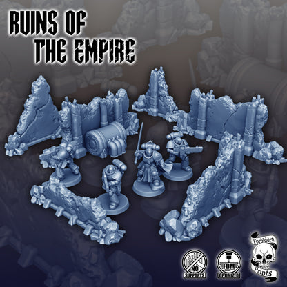 Ruins of the Empire - Ruined Temple Walls
