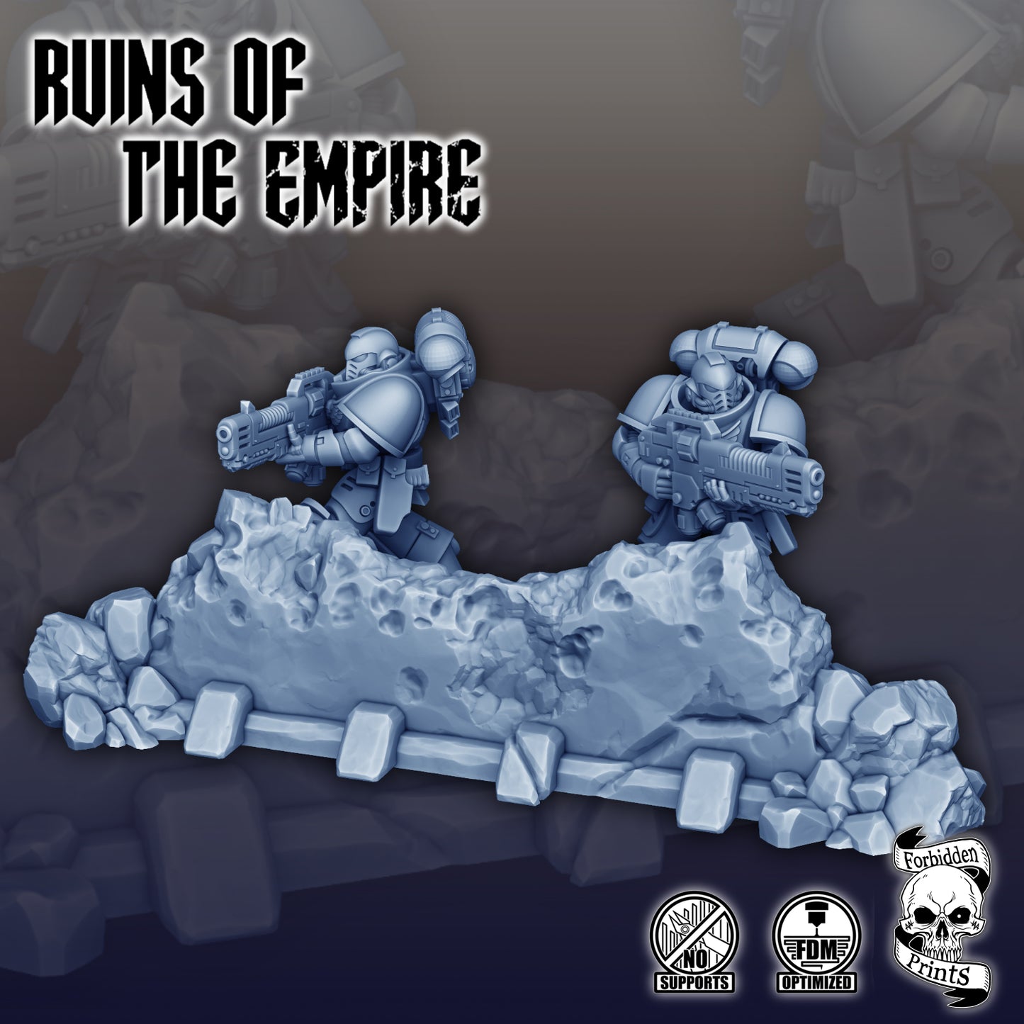 Ruins of the Empire - Ruined Temple Walls