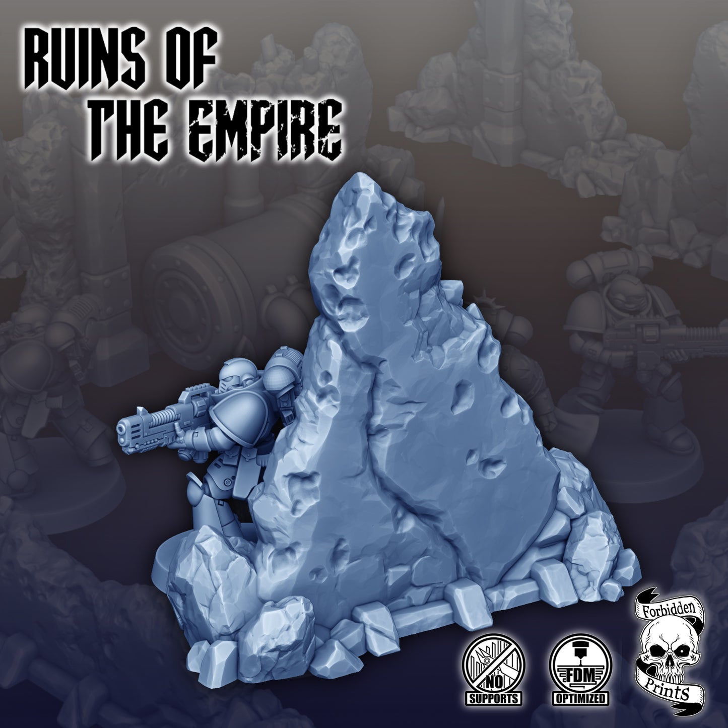 Ruins of the Empire - Ruined Temple Walls
