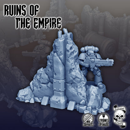 Ruins of the Empire - Ruined Temple Walls