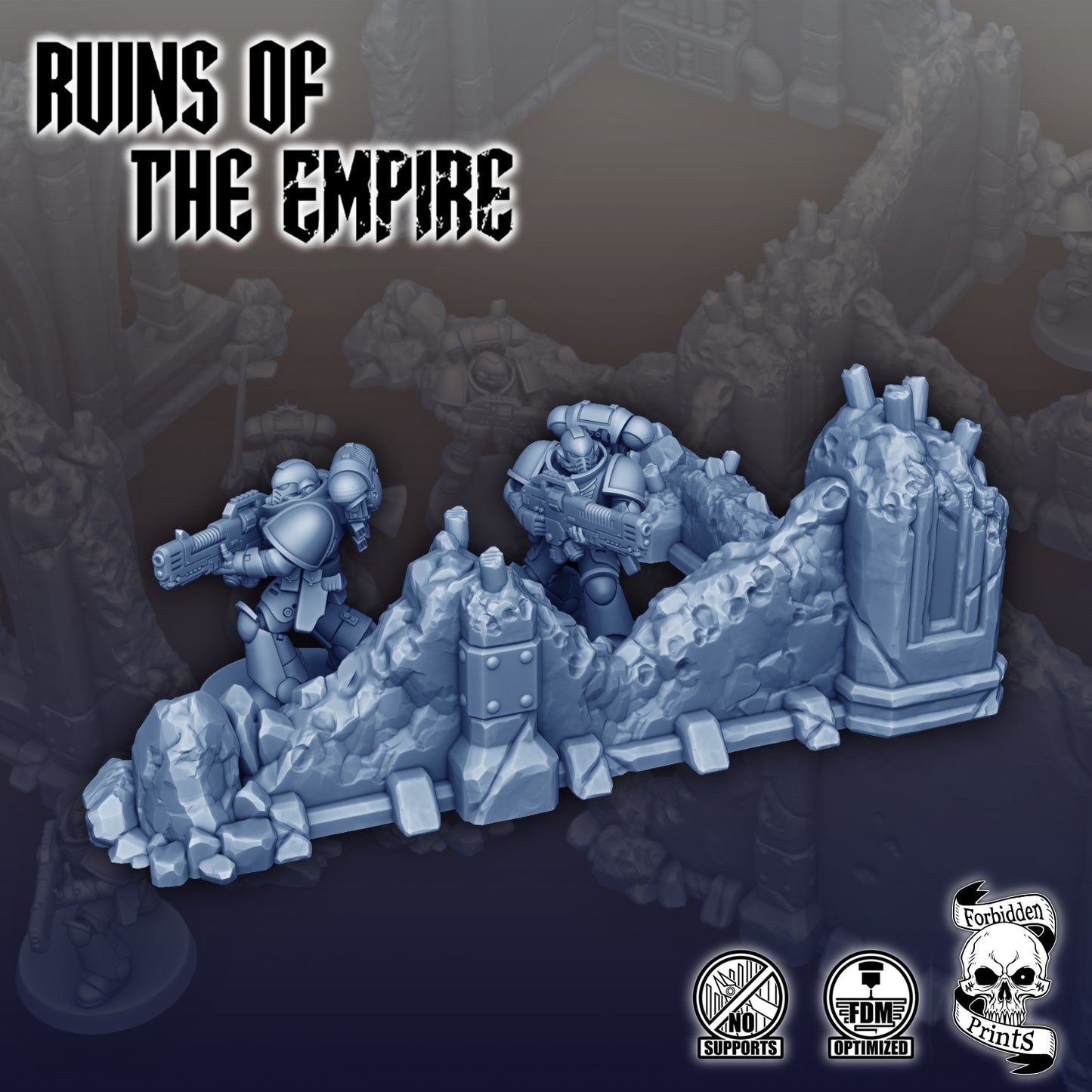 Ruins of the Empire - Ruined Temple Walls
