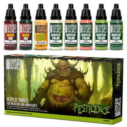 Green Stuff World Paint Set - Pestilence