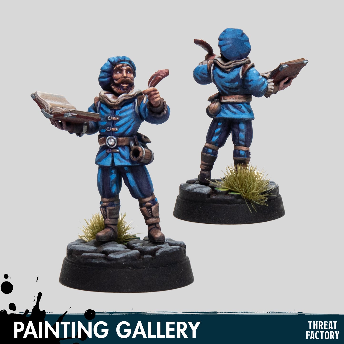 Human Loremaster - 28mm D&D Miniature