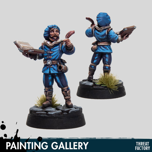 Human Loremaster - 28mm D&D Miniature