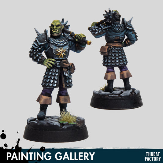Orc Paladin - 28mm D&D Miniature