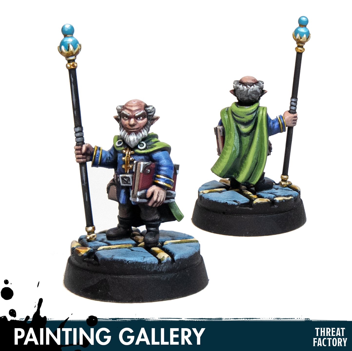 Old Gnome Mage - 28mm D&D Miniature