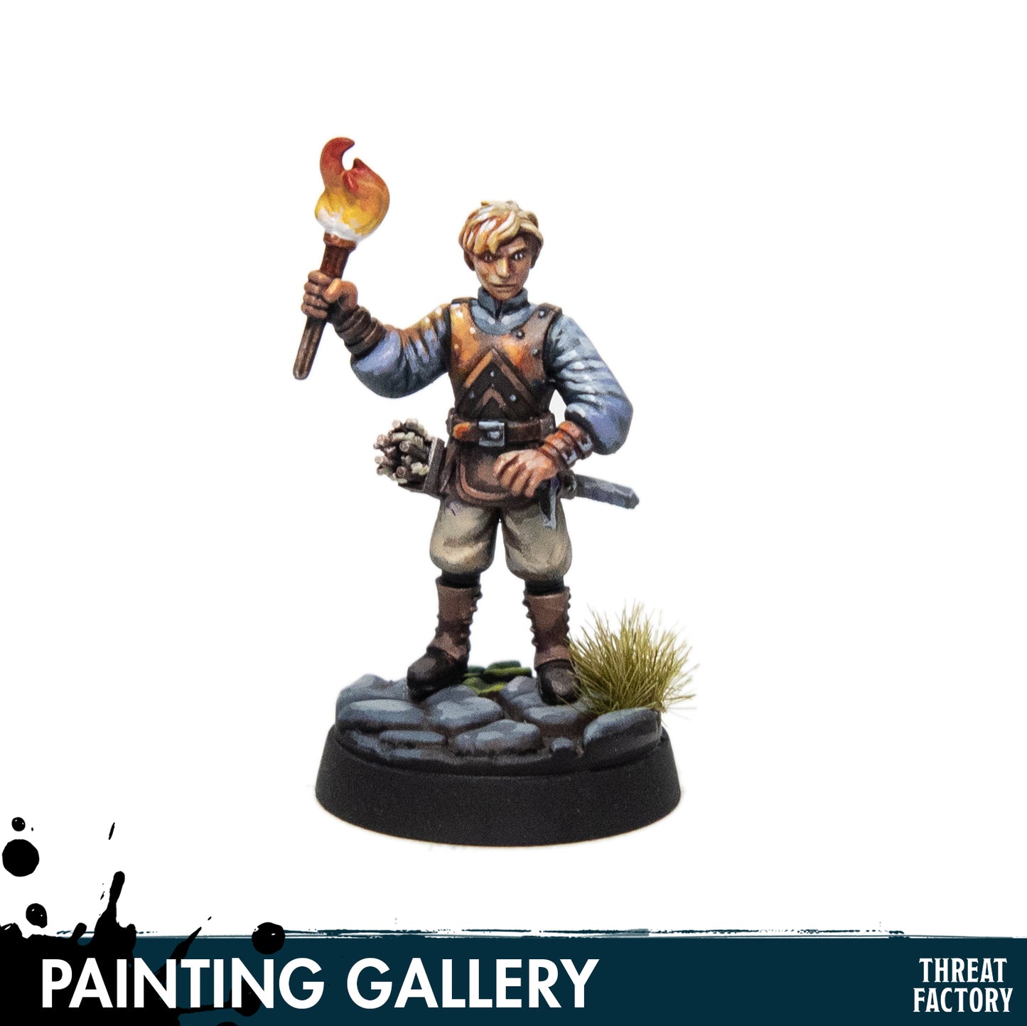 Human Torch Scout - 28mm D&D Miniature