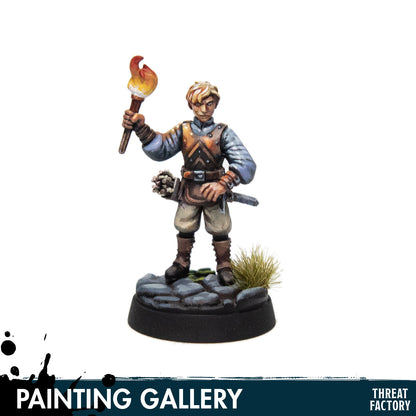 Human Torch Scout - 28mm D&D Miniature