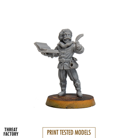 Human Loremaster - 28mm D&D Miniature