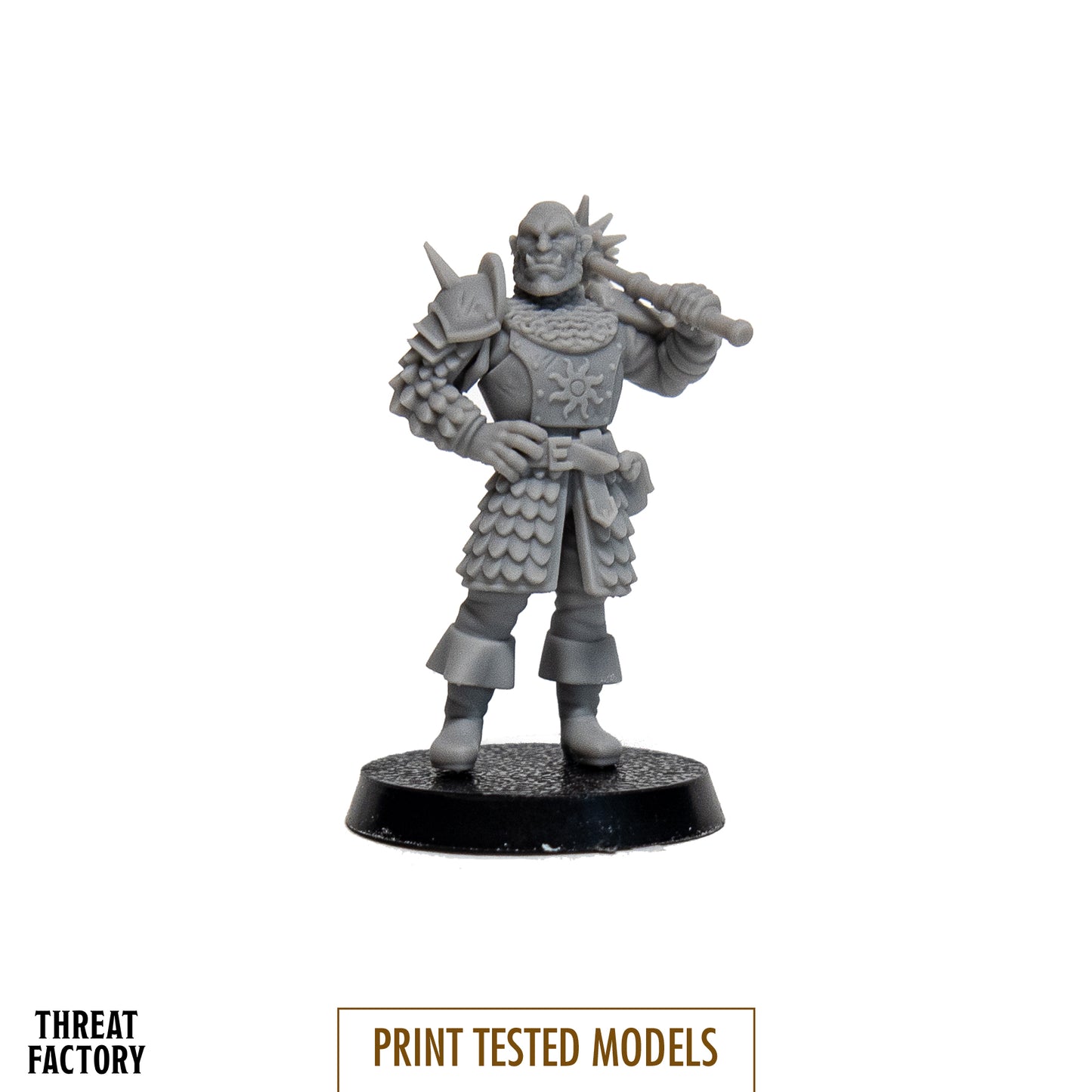 Orc Paladin - 28mm D&D Miniature