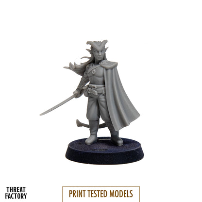 Tiefling Fighter - 28mm D&D Miniature