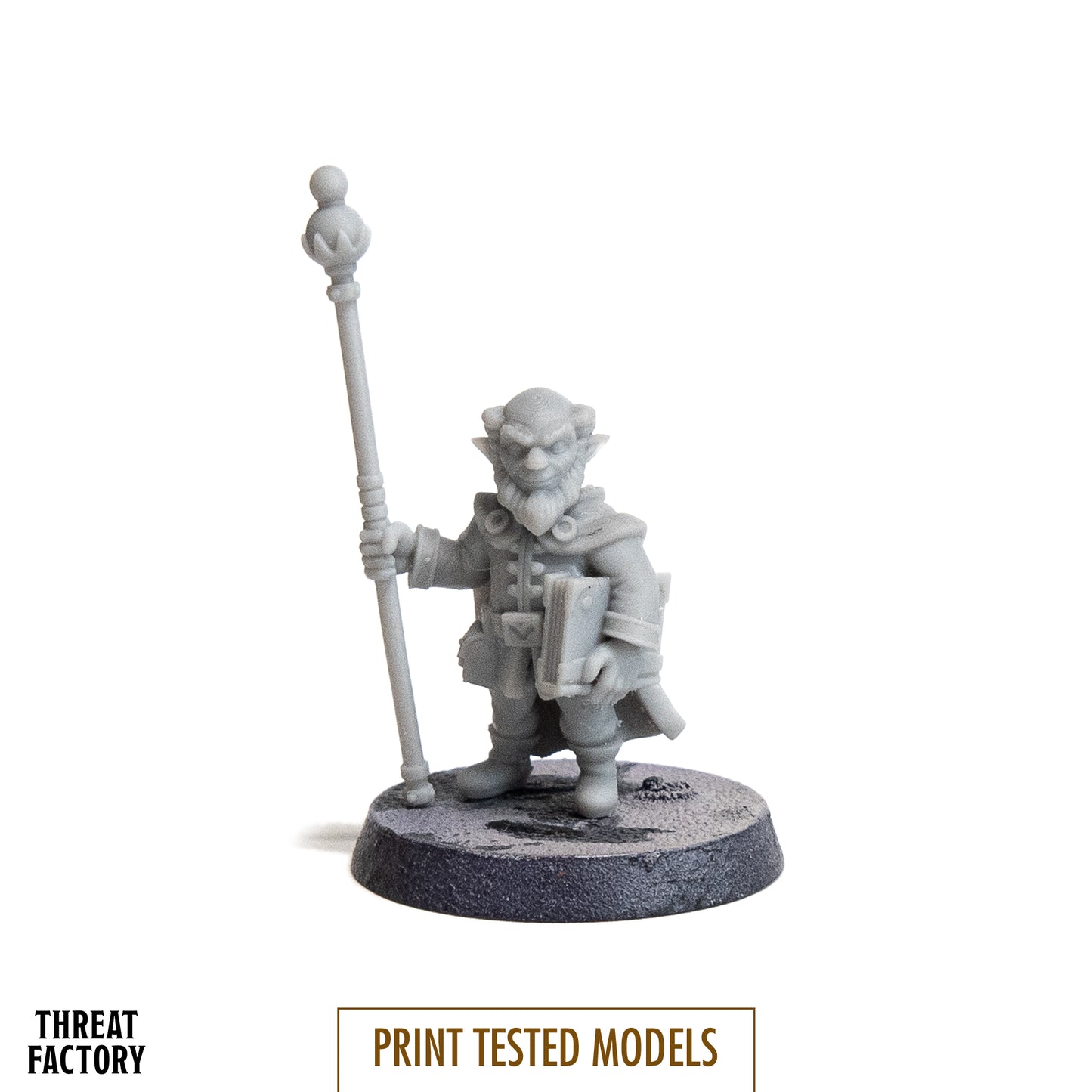 Old Gnome Mage - 28mm D&D Miniature