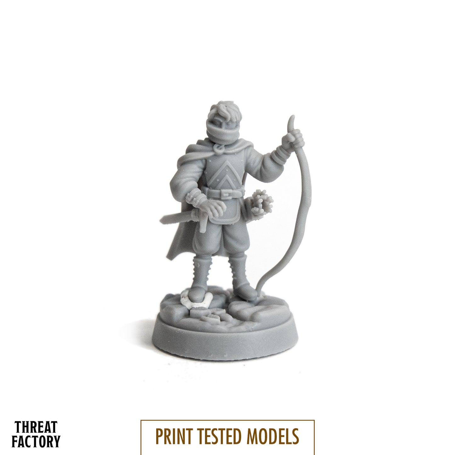 Human Archer Scout - 28mm D&D Miniature