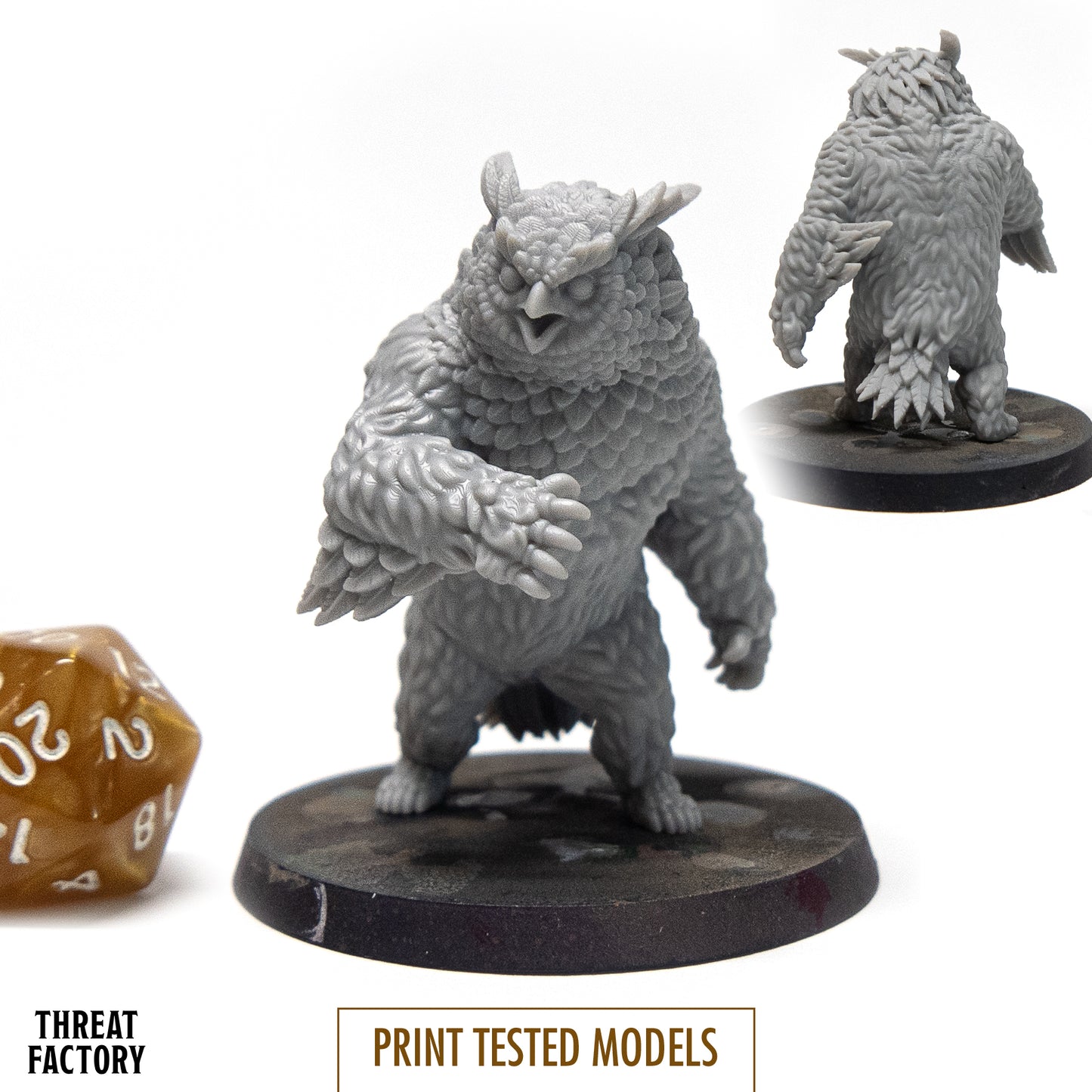Owlbear - 28mm D&D Miniature