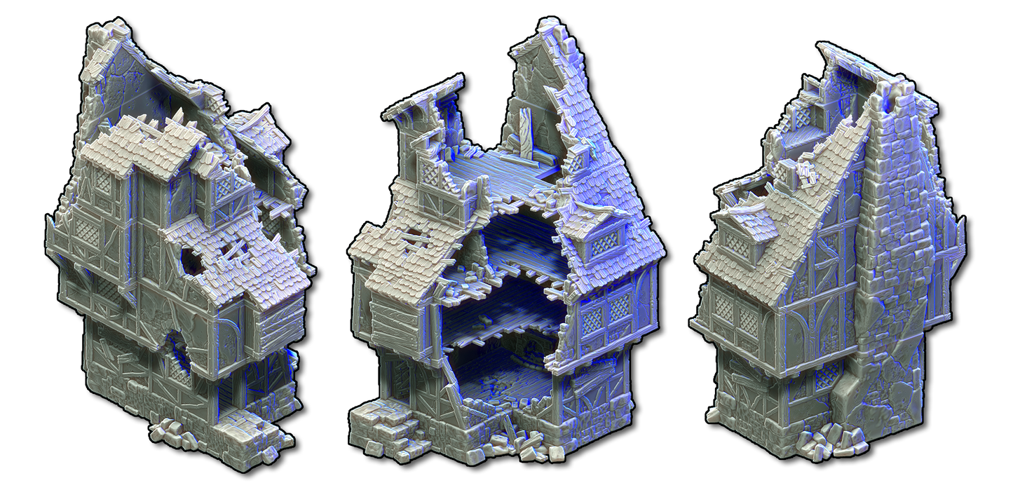 Ruined Medieval Home - City of Tarok