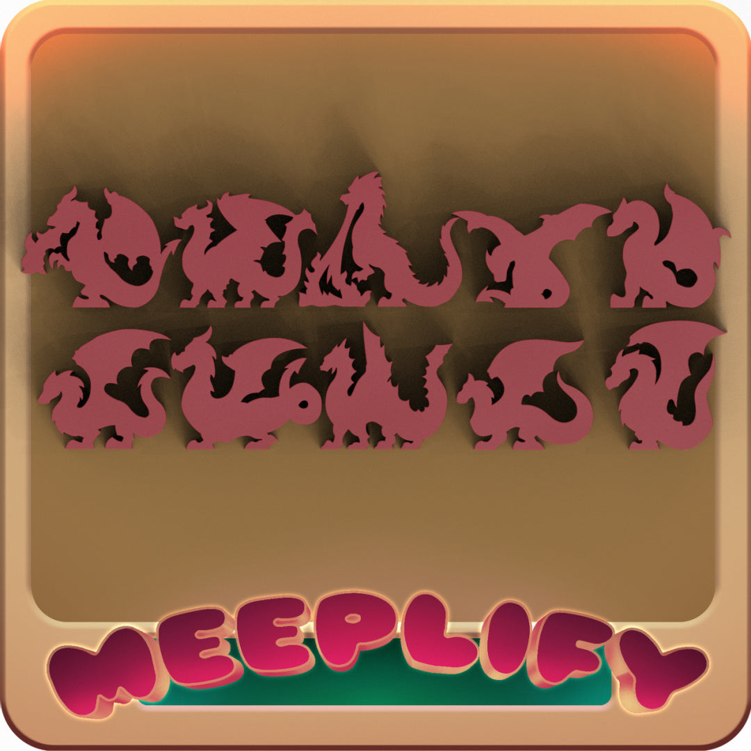 Dragon Meeples - PYO