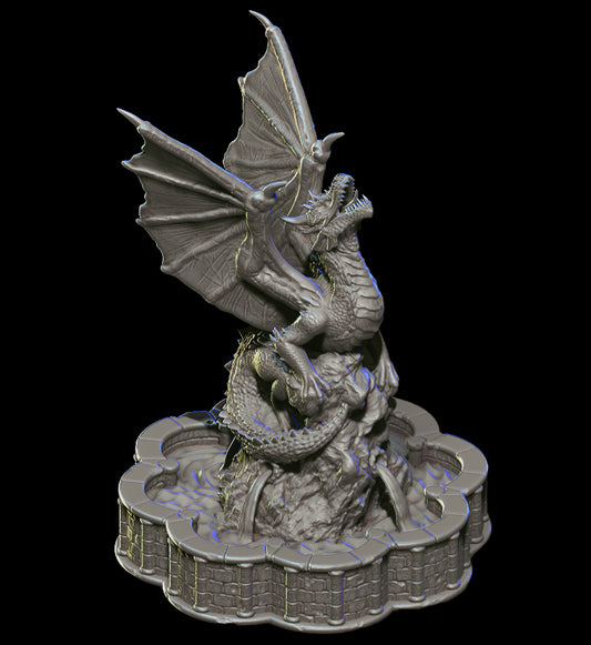 Dragon Fountain - City of Tarok 2