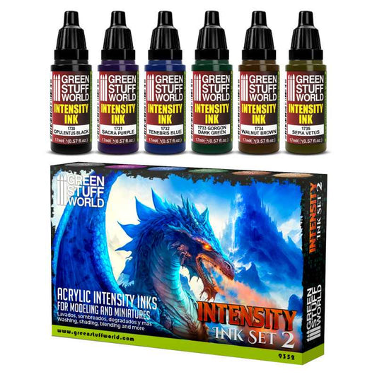 Green Stuff World - Set x6 Intensity Inks - Set 2