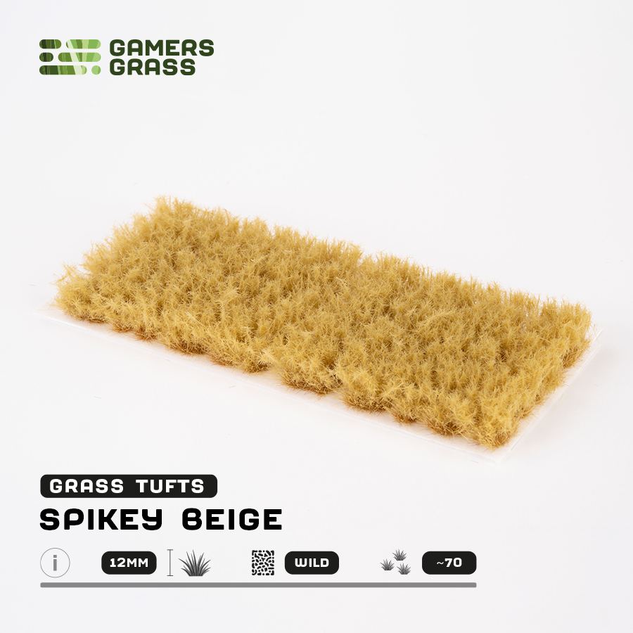 Spikey Beige (12mm) - Gamers Grass