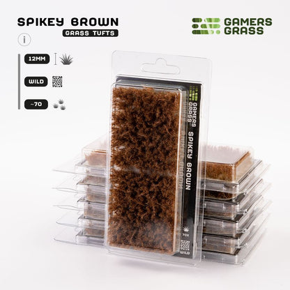 Spikey Brown (12mm) - Gamers Grass