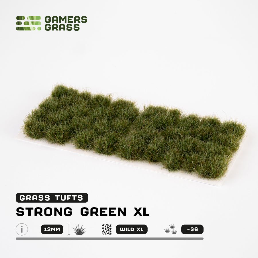 Strong Green XL (12mm) - Gamers Grass