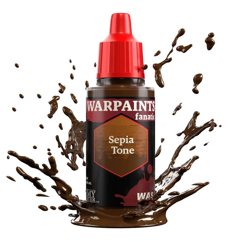 Army Painter Warpaints Fanatic Wash: Sepia Tone 18ml