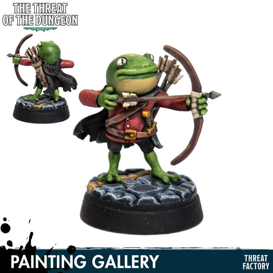 Bullywug Rogue - 28mm D&D Miniature