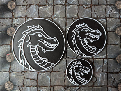 Dragon Tokens (Gargantuan, Huge, Large)